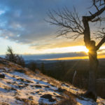 Sunrise in Ore Mountains, Spicak